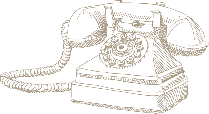 sketch image of phone